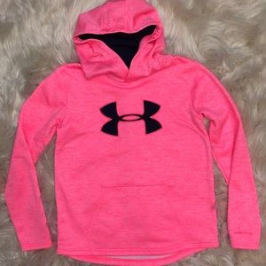 Under Armour size small cold gear pink hoodie